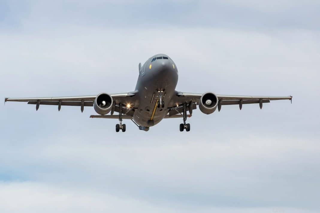 Airbus A310 MRTT mit High Throughput-Netzwerk