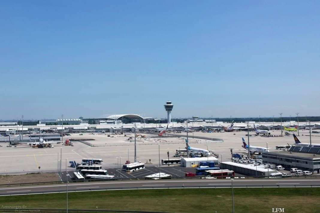 Betrieb am Flughafen München