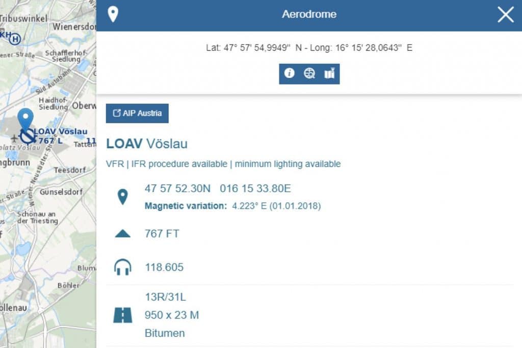 Austro Control: "VFR Austria" mit neuen Funktionen