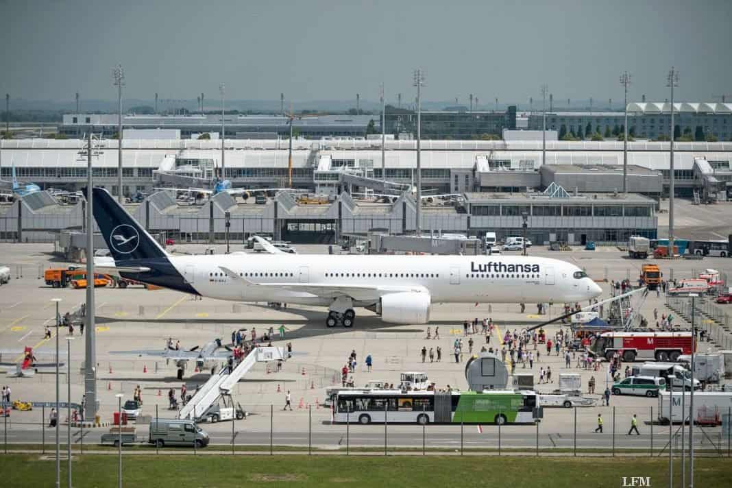 Lufthansa am Flughafen München