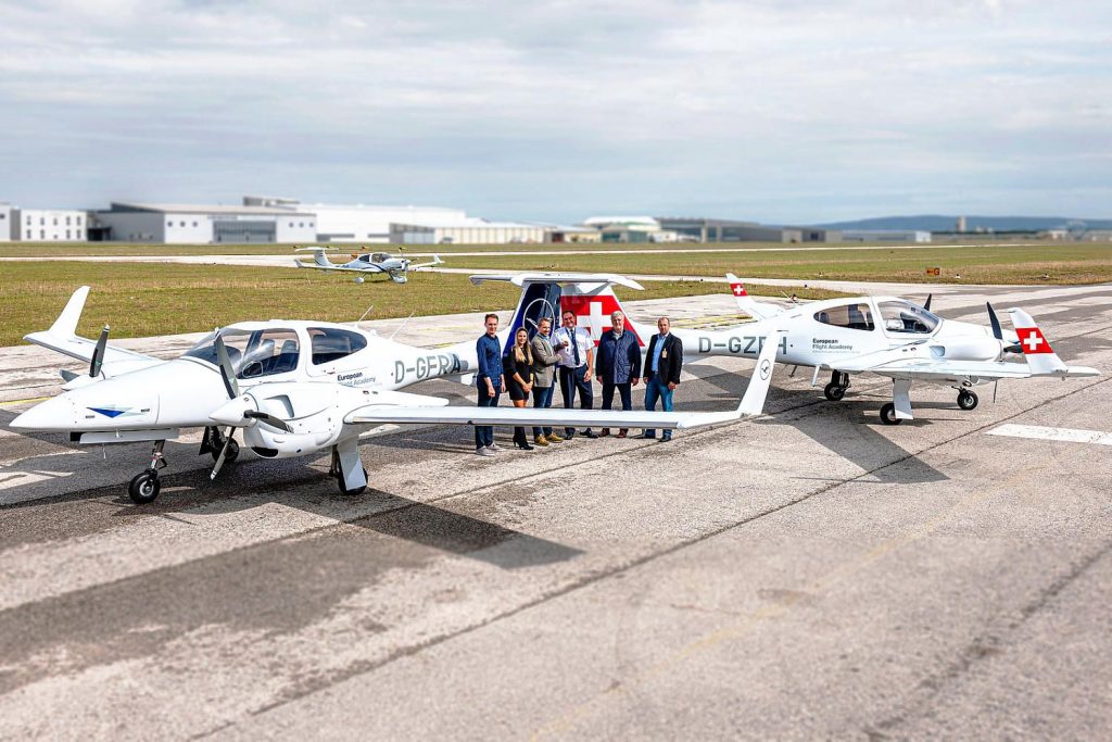 Lufthansa Aviation Training flottet neue Diamond DA42 ein