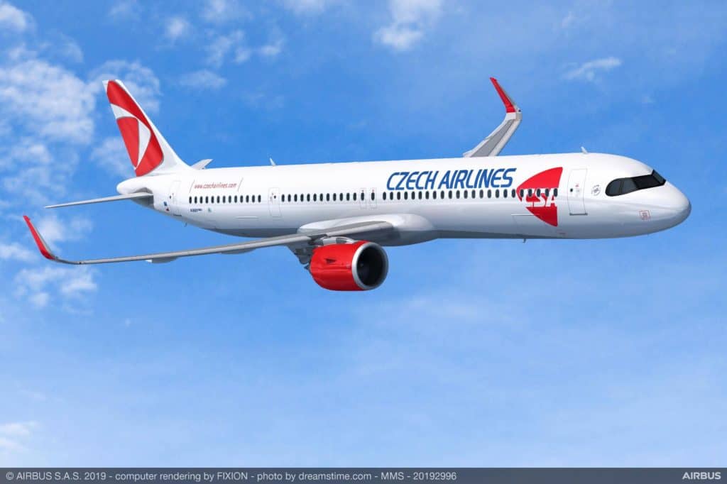 Airbus A321neo von Czech Airlines