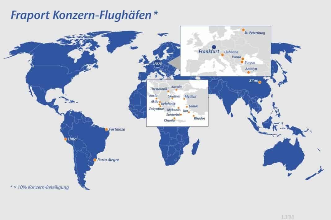 Fraport verzeichnet abgeschwächte Wachstumsdynamik