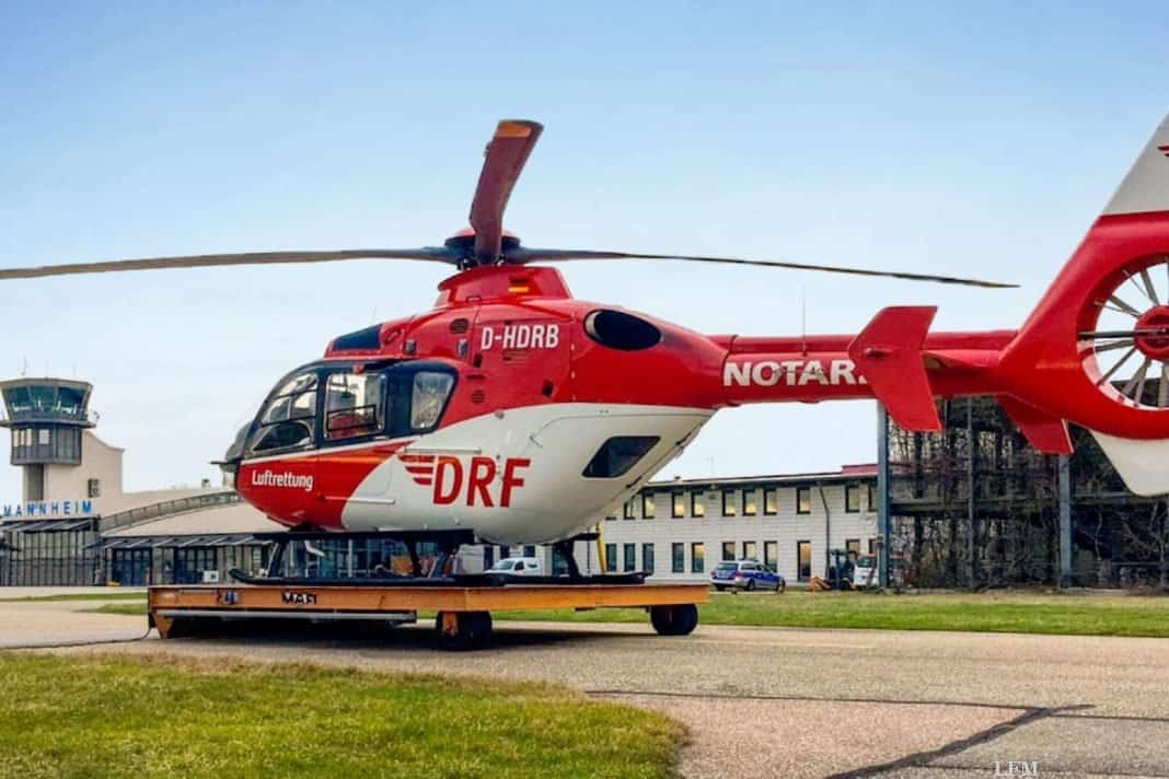 Bluttransport per Rettungshubschrauber "Christoph 53"