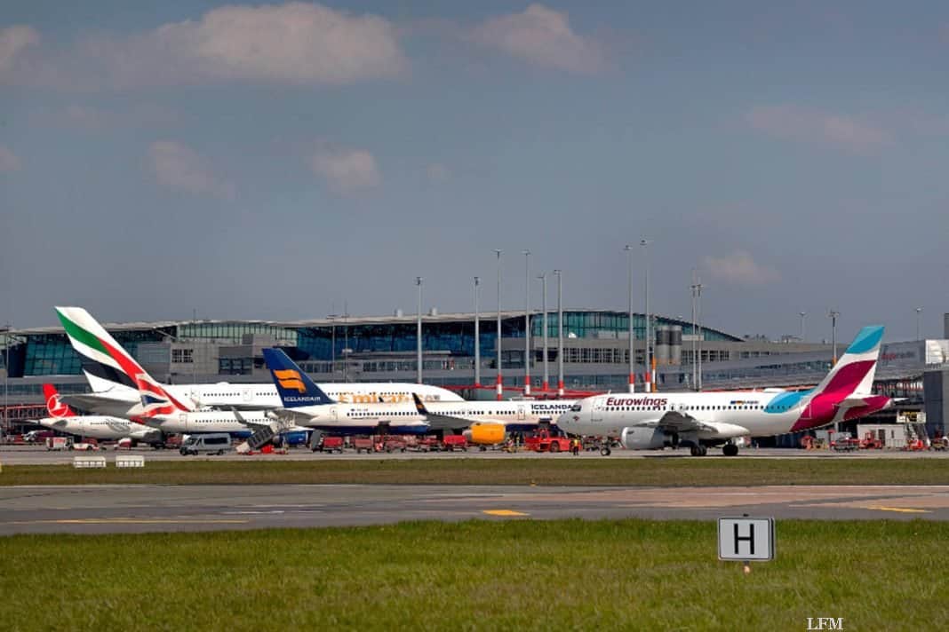 Flughafen Hamburg verzeichnet stabile Flugpassagierzahlen