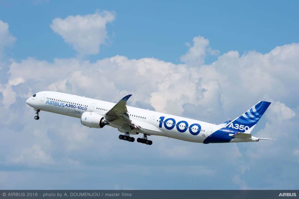 Test-Airbus A350 XWB