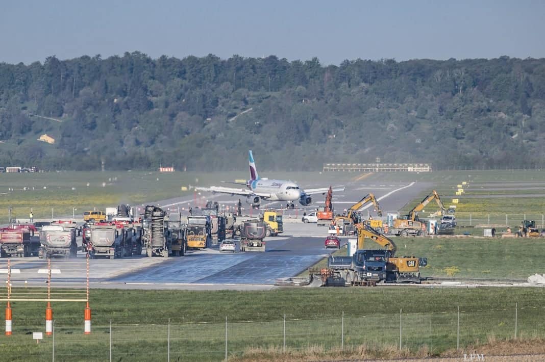 Flughafen Stuttgart: Letzte Phase der Runway-Erneuerung