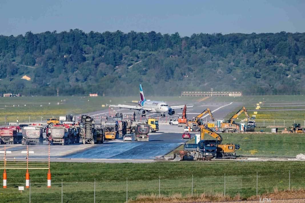 Flughafen Stuttgart: Komplette Runway wieder frei