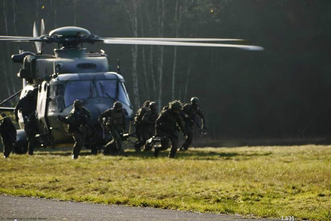 Fallschirmjäger der Reserve aus der 11. Kompanie des Fallschirmjägerregiments 31