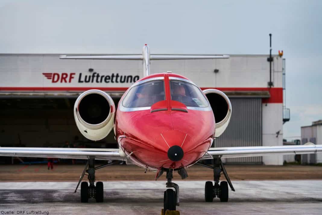 Flugzeug der DRF Luftrettung