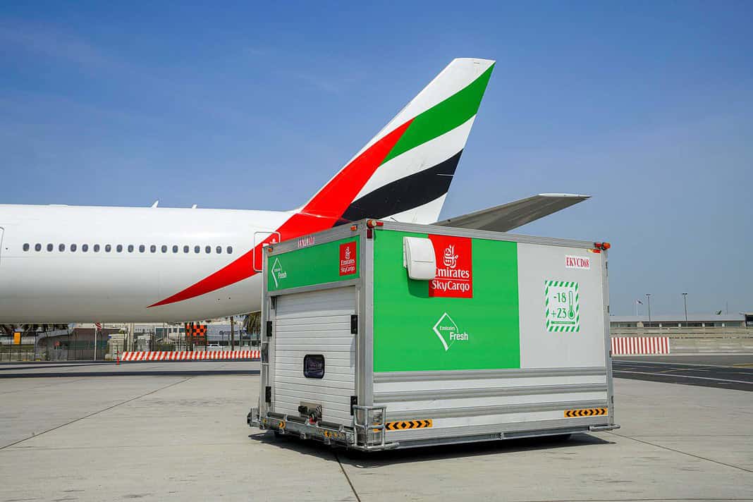 Emirates SkyCargo befördert Waren auf Linien-, Ad-hoc- und Charterflügen zu 148 Zielen.