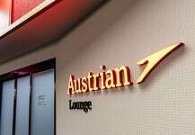 Austrian Lounge bei den G-Gates im Non-Schengen Bereich am Flughafen Wien