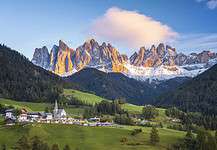 Gebirgsgruppe der Dolomiten in Südtirol, Italien