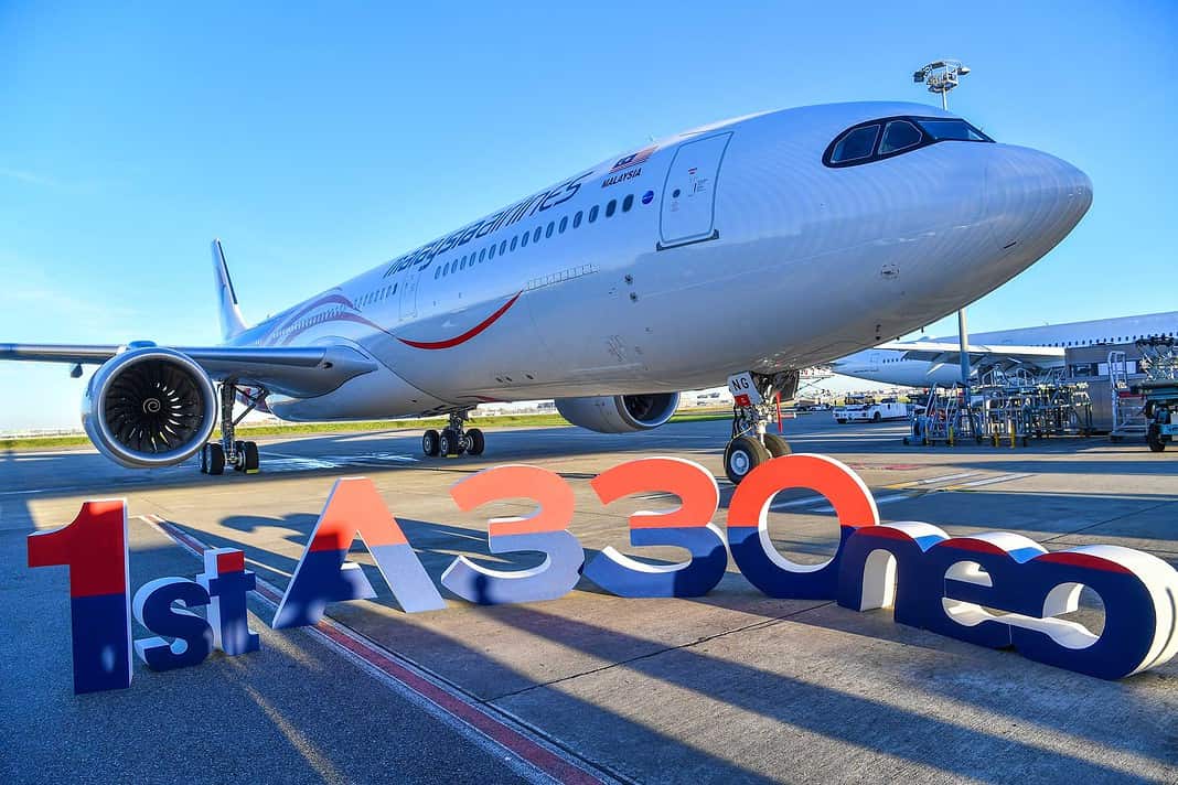 Airbus liefert erste A330neo für Malaysia Airlines aus